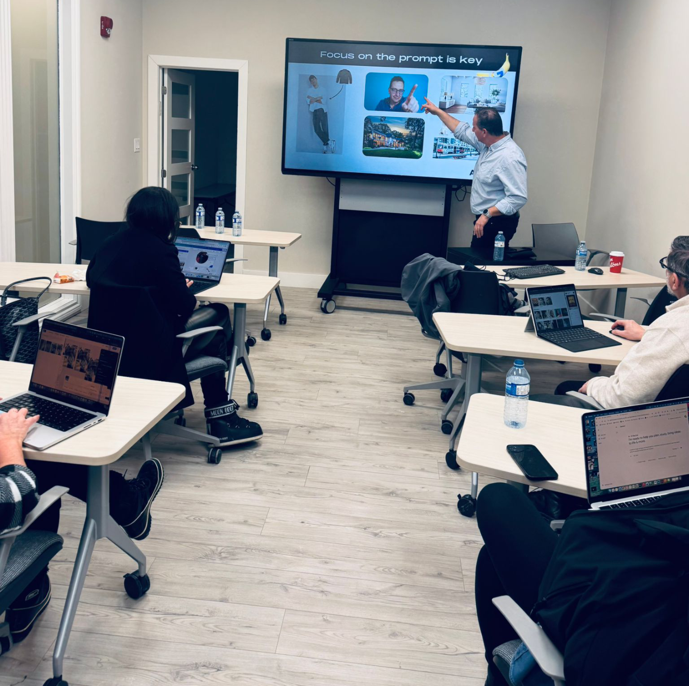 Action AI training session in a Toronto boardroom